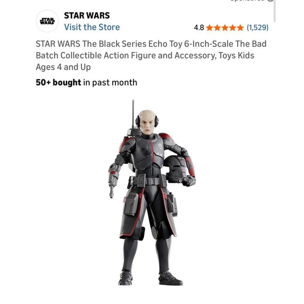 STAR WARS The Black Series Echo 6-Inch Scale Action Figure